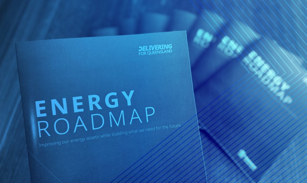 Photo of energy roadmap document.