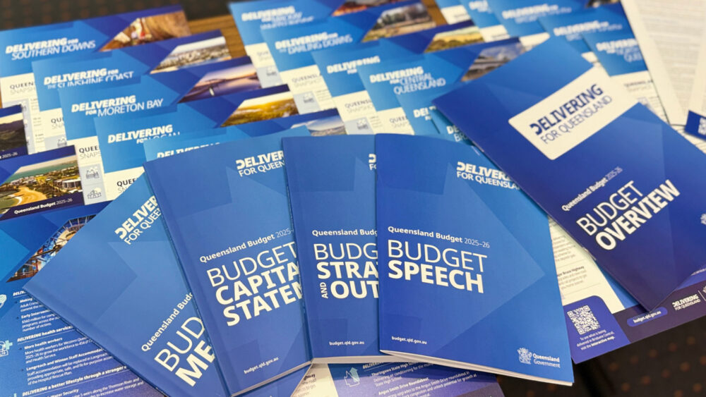 Photo of Budget Papers.